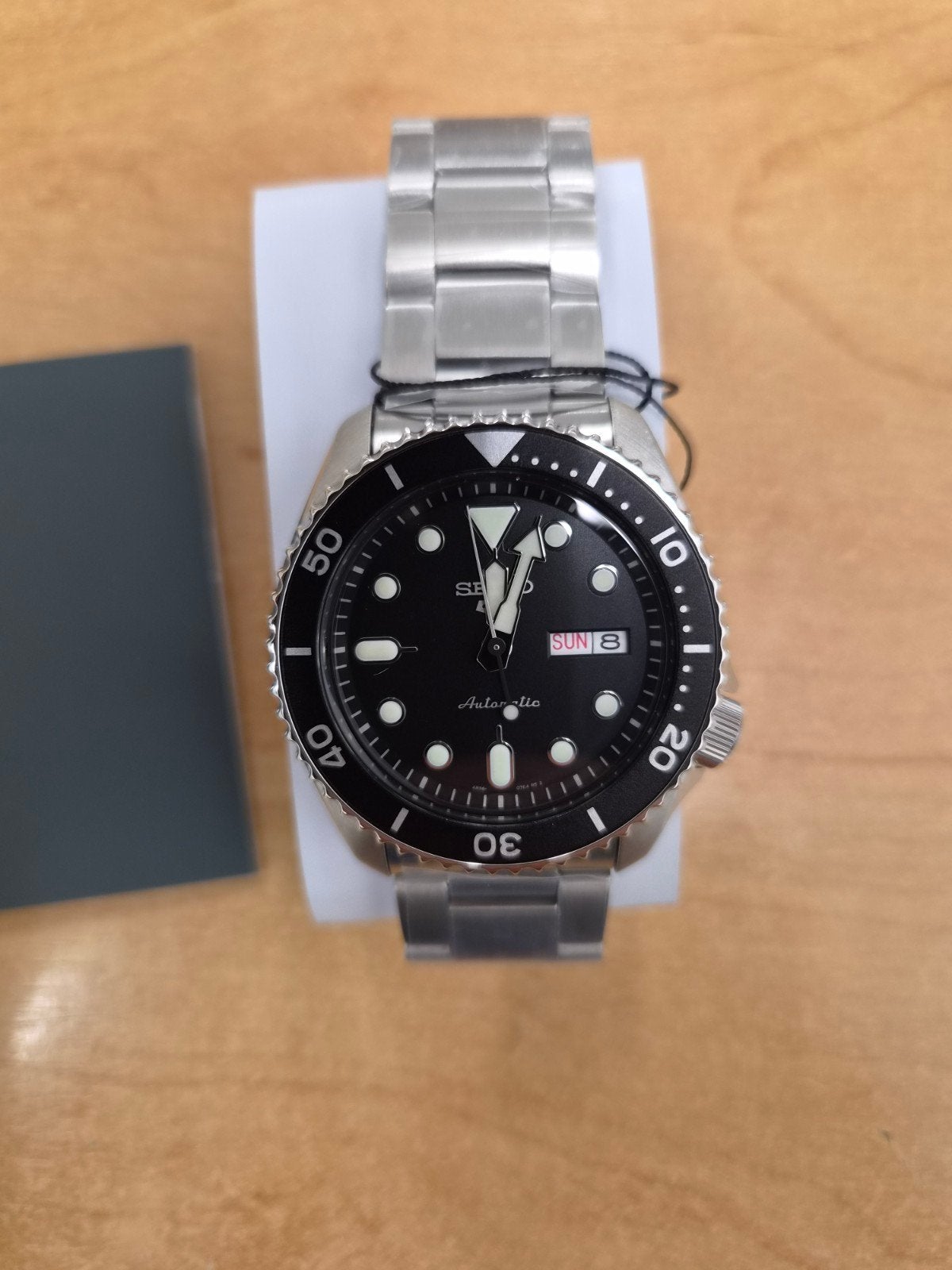 seiko 5 sports automatic, Staal, Polshorloge, Nieuw, Ophalen of Verzenden