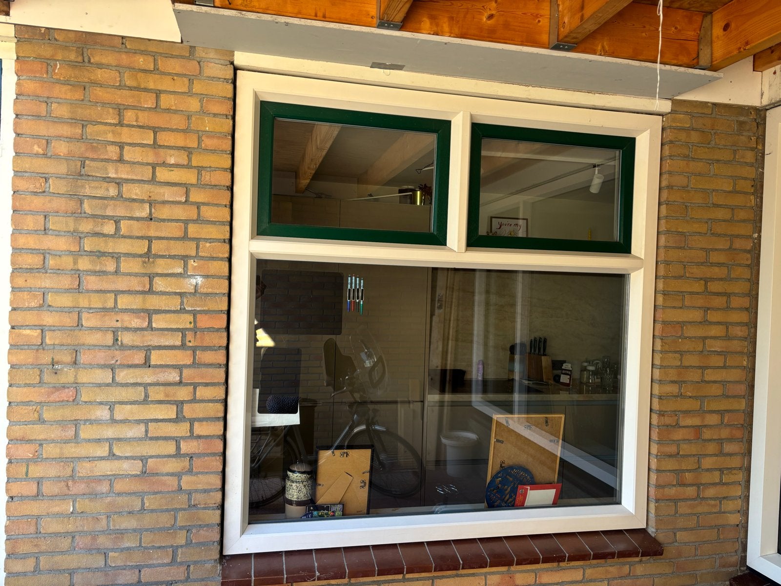 Gevelraam met dubbelglas en draai-kiepfunctie, Ophalen, Gevelraam of Ruit, Minder dan 80 cm, 120 tot 160 cm