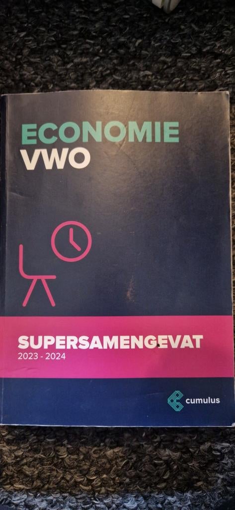 Economie VWO Supersamengevat 2023-2024, Ophalen of Verzenden, Gamma, Zo goed als nieuw, WO