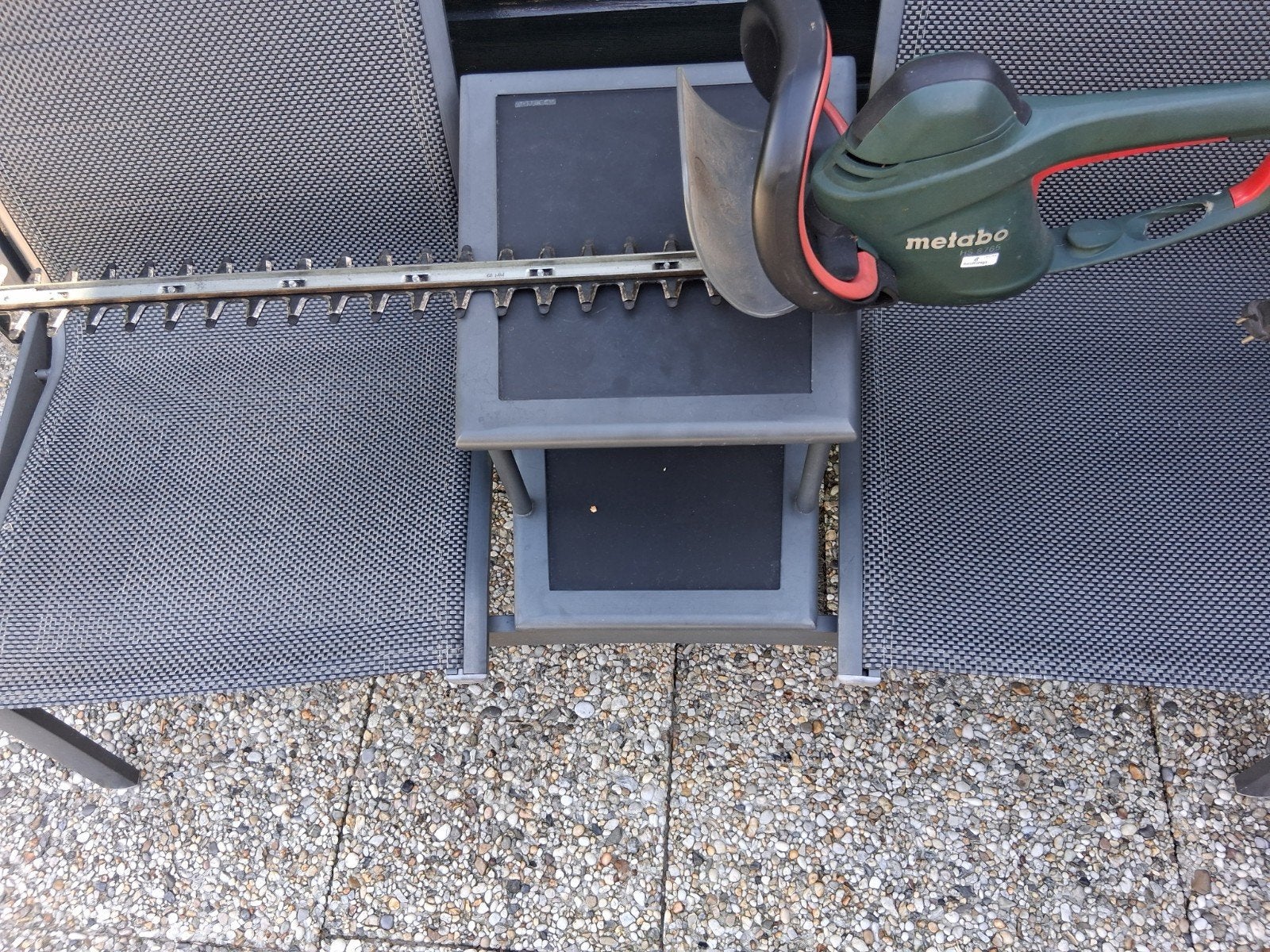 Tuingereedschap heggenschaar metabo mes lengte 67cm, Tuin en Terras, Heggenscharen, Ophalen of Verzenden