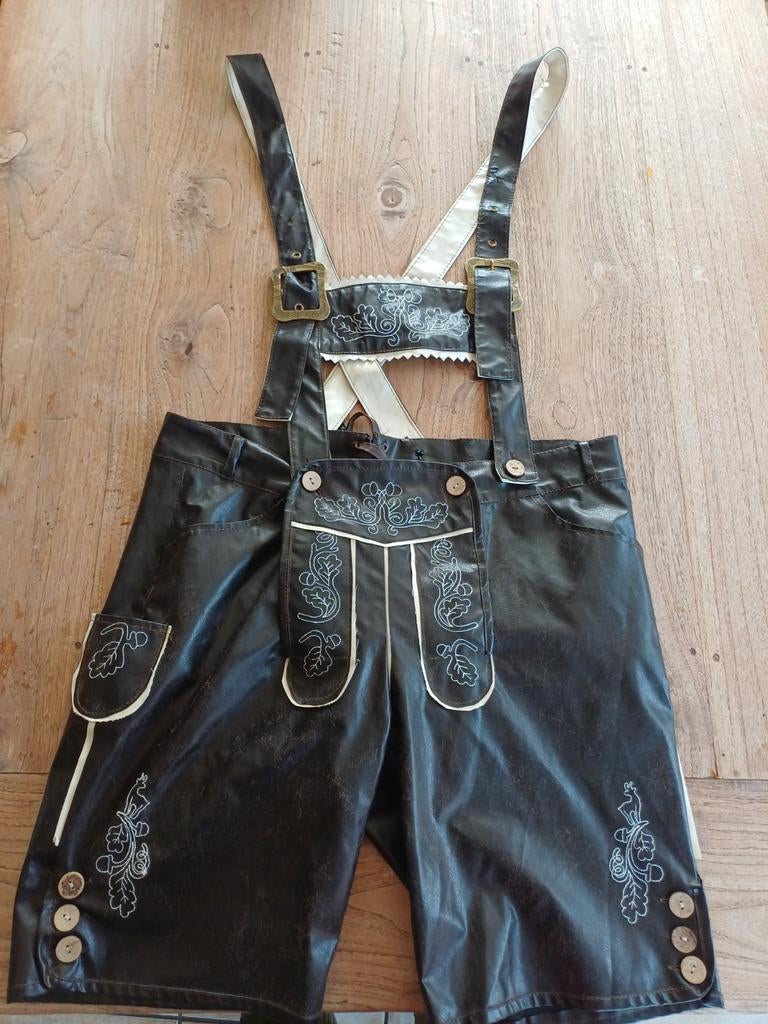 Lederhose Nappa 48/50  €20.00, Maat 48/50 (M), Ophalen of Verzenden, Overige thema's, Kleding