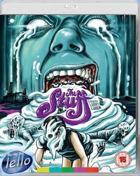 Blu-ray: The Stuff (1985 Michael Moriarty) UK niet NLO, Ophalen of Verzenden, Nieuw in verpakking, Horror