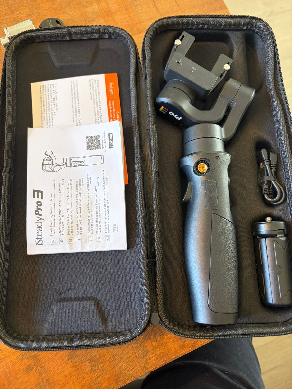 Hohem iSteady Pro 3 Gimbal met Statief en Kabel, Overige merken, Overige typen, Overige soorten, Ophalen of Verzenden