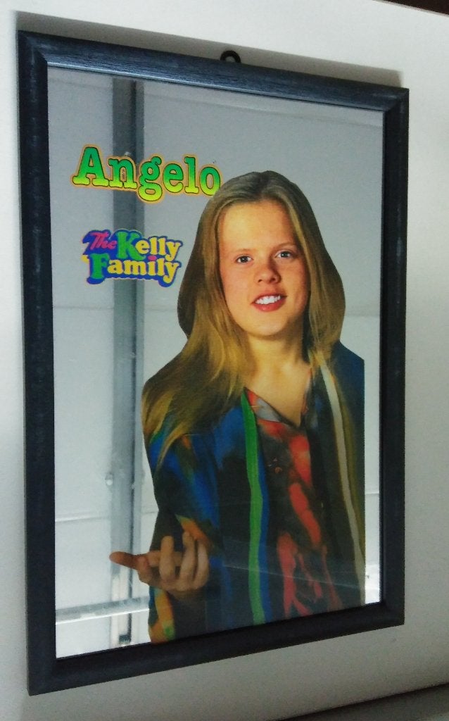 The Kelly Family Angelo artiest vintage rare spiegel groep, Ophalen of Verzenden, Gebruikt, Overige typen
