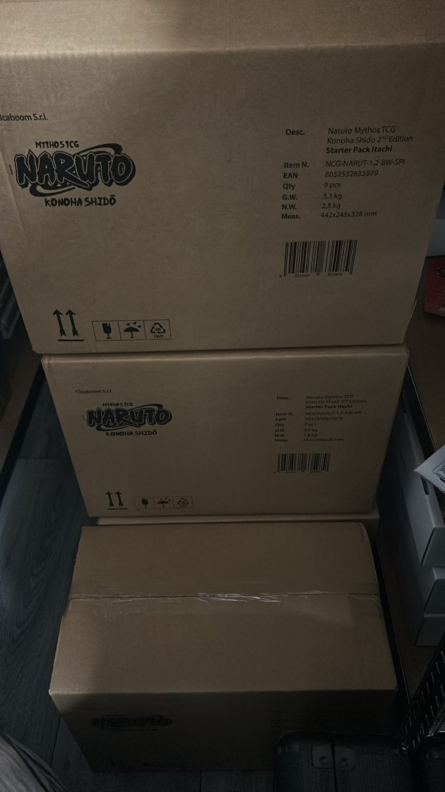 Itachi & kisame boxen ! Case 9x, Ophalen, Zo goed als nieuw, Overige typen