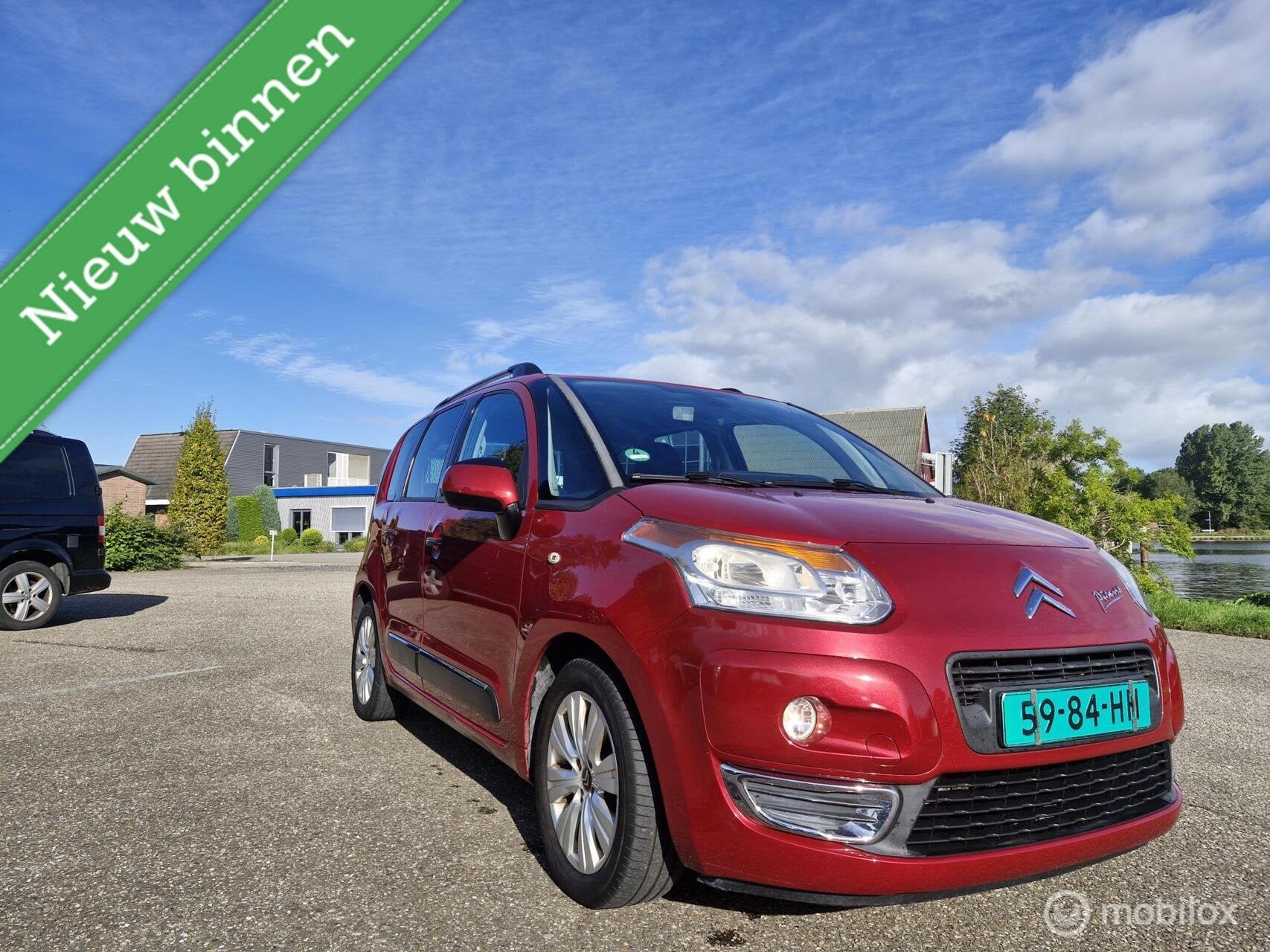 Citroen C3 Picasso 1.6 VTi Exclusive, Auto's, Euro 5, Gebruikt, 4 cilinders, Origineel Nederlands