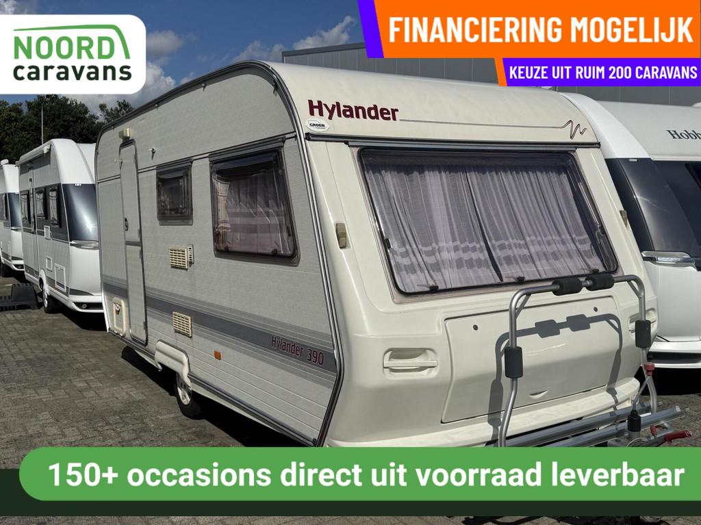 Hylander 390 VOORTENT + 4 PERS + WC, Caravans en Kamperen, Overige merken, Bedrijf, Tot en met 3, 750 - 1000 kg