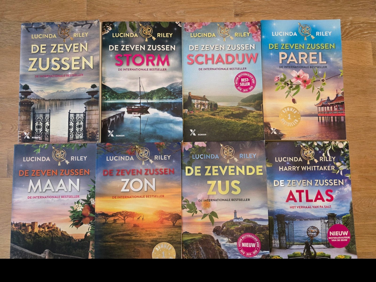 De Zeven Zussen serie - Lucinda Riley (8 boeken), Verzenden, Zo goed als nieuw, Lucinda Riley, Nederland