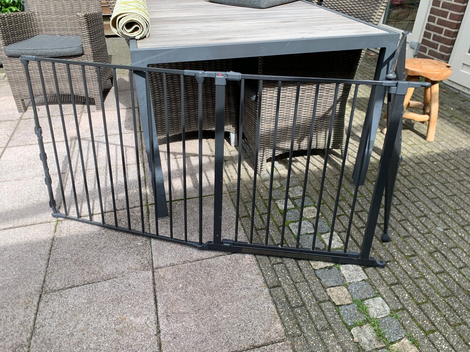 BabyDan Flex XL Traphekje Haardhekje 90 - 278, Ophalen, Gebruikt, Metaal of IJzer, 115 cm of meer