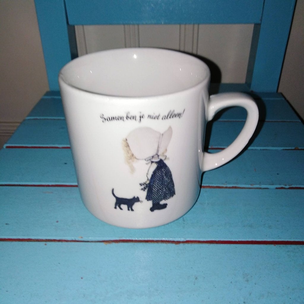 Holly Hobbie mok Samen ben je niet alleen!, Ophalen, Gebruikt, Mok, Overige stijlen