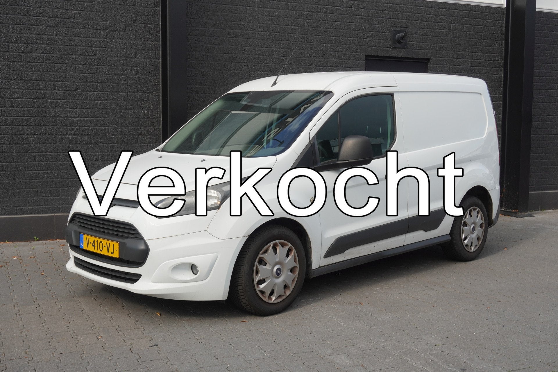 Ford Transit Connect 1.6 TDCI 96PK - Airco - Trekhaak - PDC, Auto's, Stof, Zwart, 4 cilinders, Wit