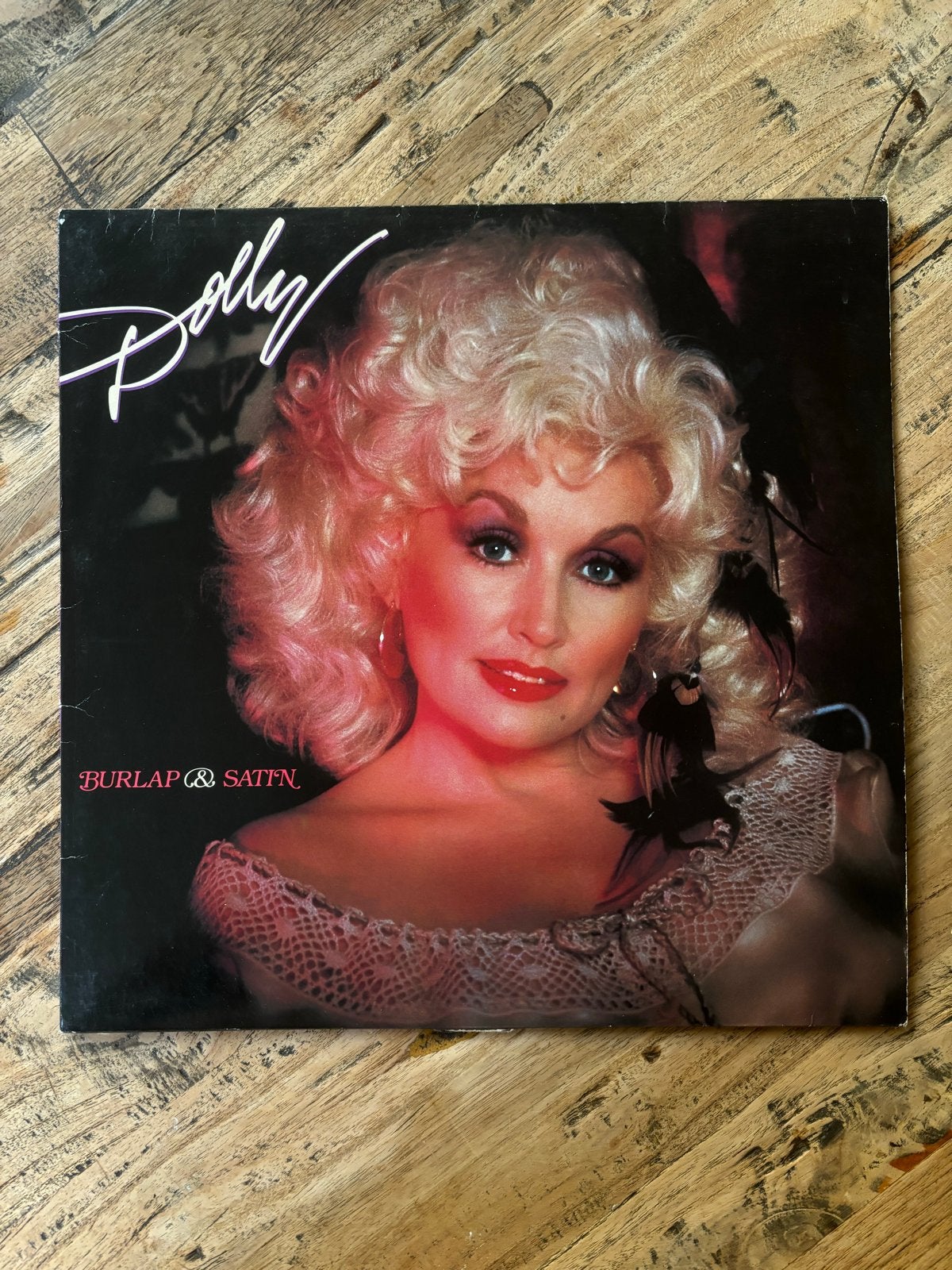 Dolly Parton - Burlap & Satin LP (1983), Ophalen of Verzenden, Zo goed als nieuw, Country