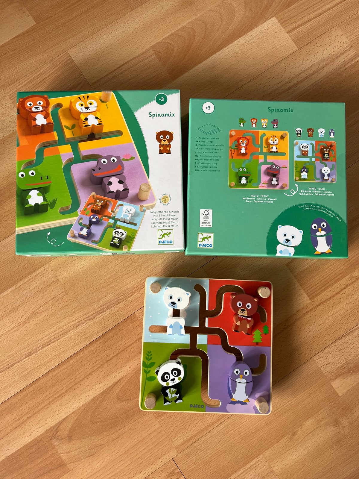 Djeco SpinaMix Labyrint - Als Nieuw!, Kinderen en Baby's, Ophalen, Zo goed als nieuw, Puzzelen