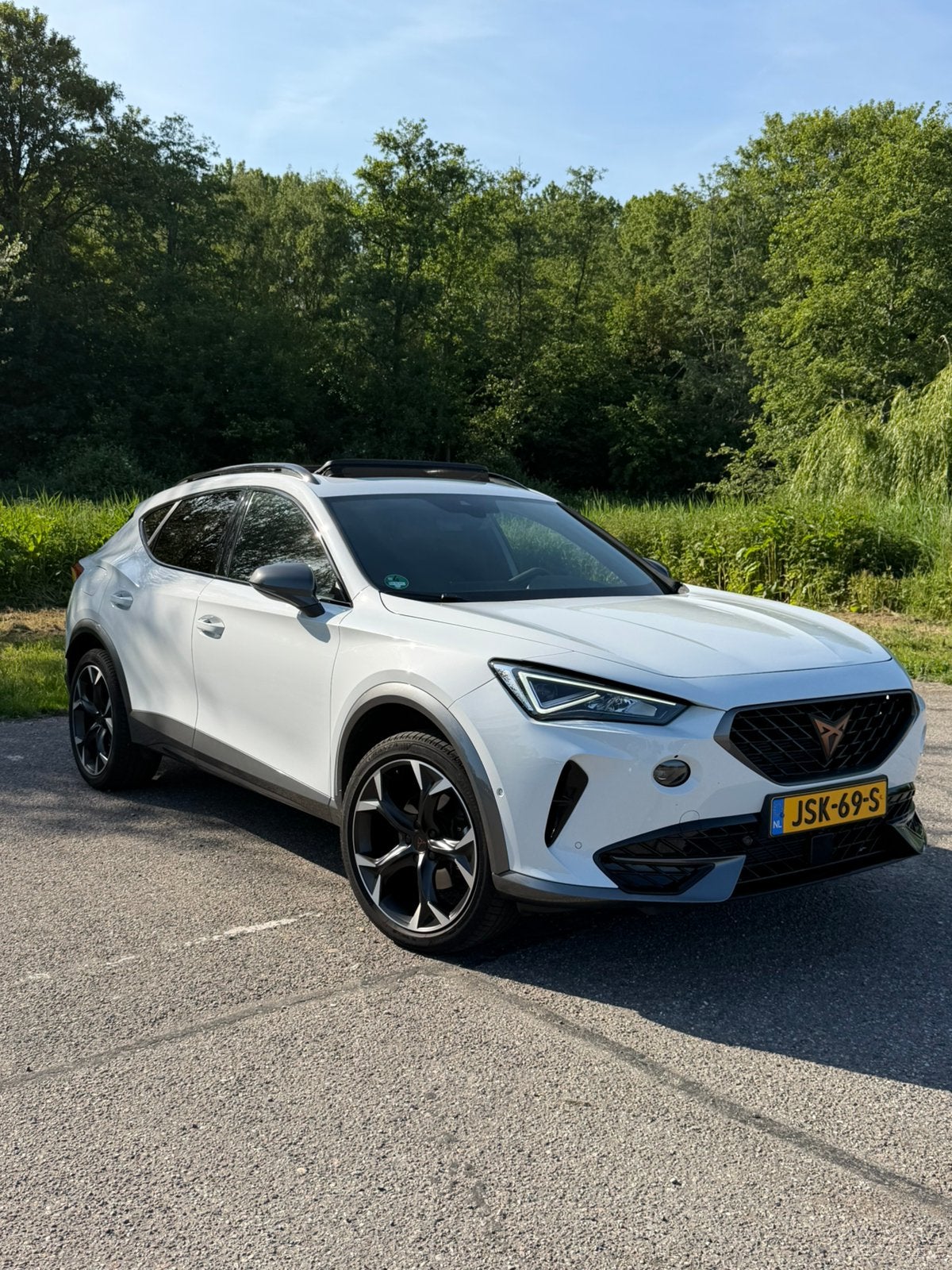 Cupra Formentor 1.5 TSI Full Option pano/ trekhaak, Auto's, Cupra, Zwart, Wit, Particulier, Lichtsensor