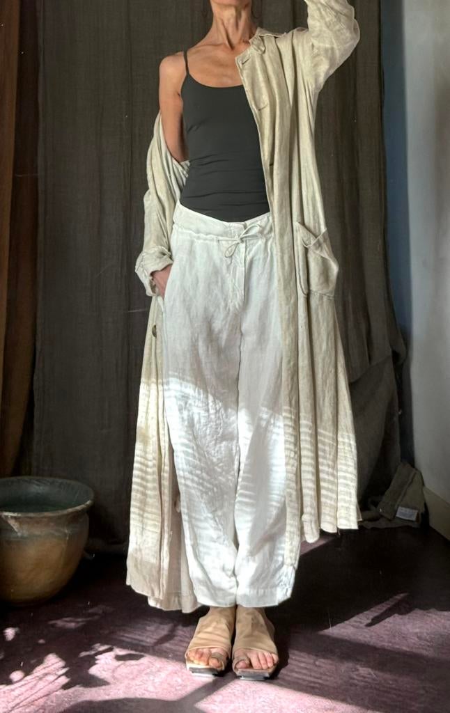 Transit parsuch linnen witte stoere broek vib 2 36/38, Maat 38/40 (M), Wit, Ophalen of Verzenden, Zo goed als nieuw