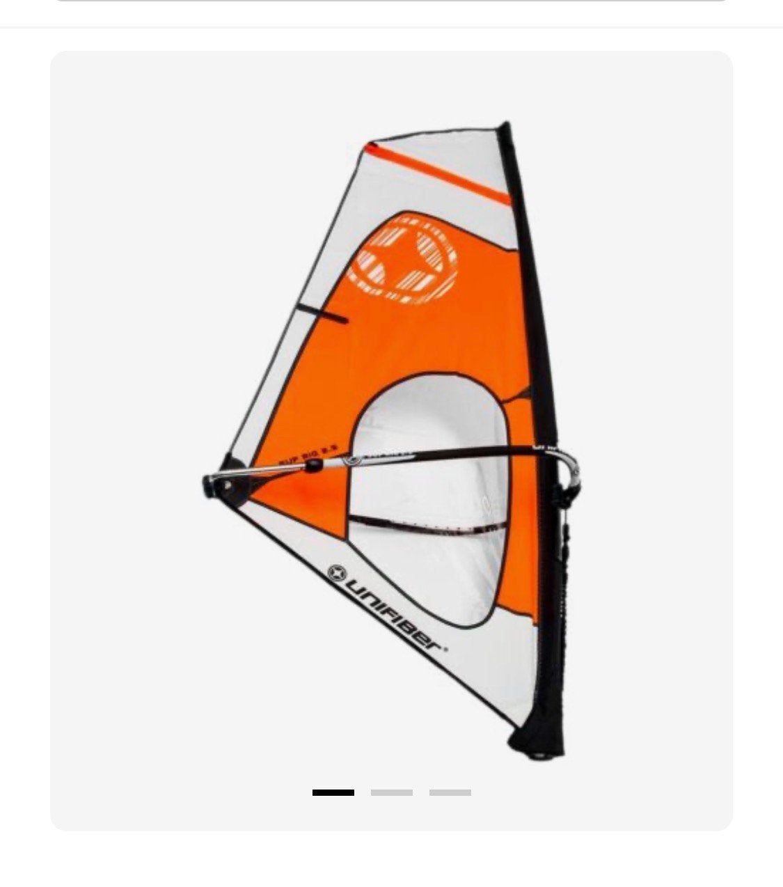 Unifiber Wind SUP Dacron compl. 3.5 surfzeil, Watersport en Boten, Ophalen, Zo goed als nieuw, Zeil
