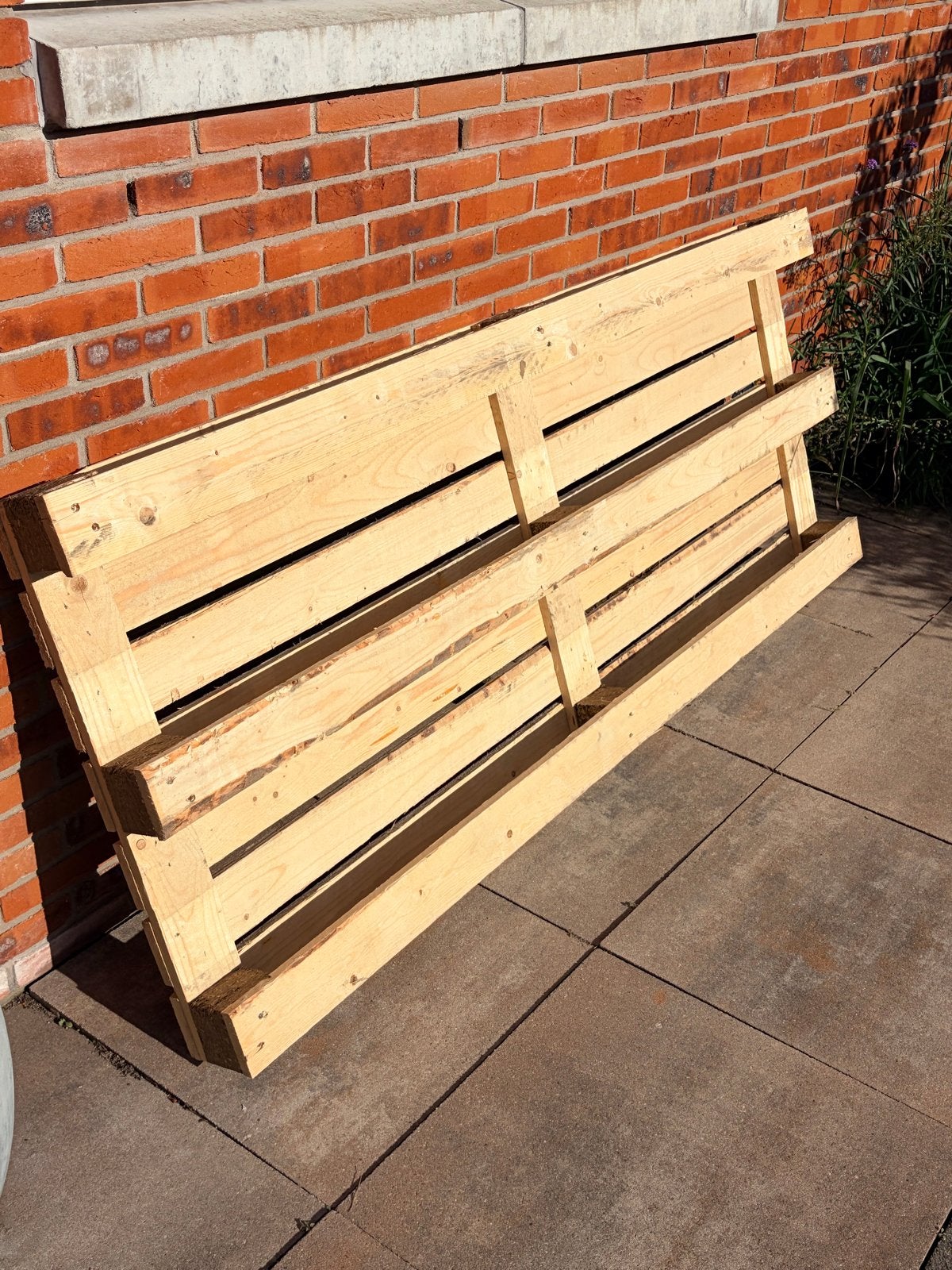 Dubbele pallet gratis af te halen in Ridderkerk, Ophalen, Gebruikt, 100 cm of meer, 60 cm of meer