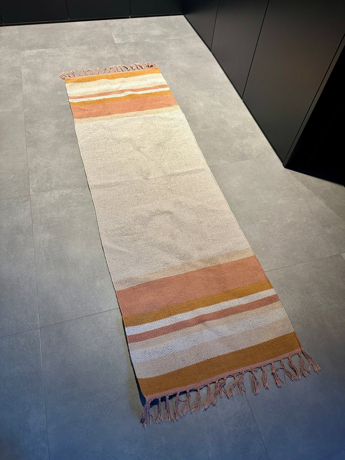 Vloerkleed langwerpig katoen 58 x 195 slaapkamer kind, Huis en Inrichting, Ophalen, Zo goed als nieuw