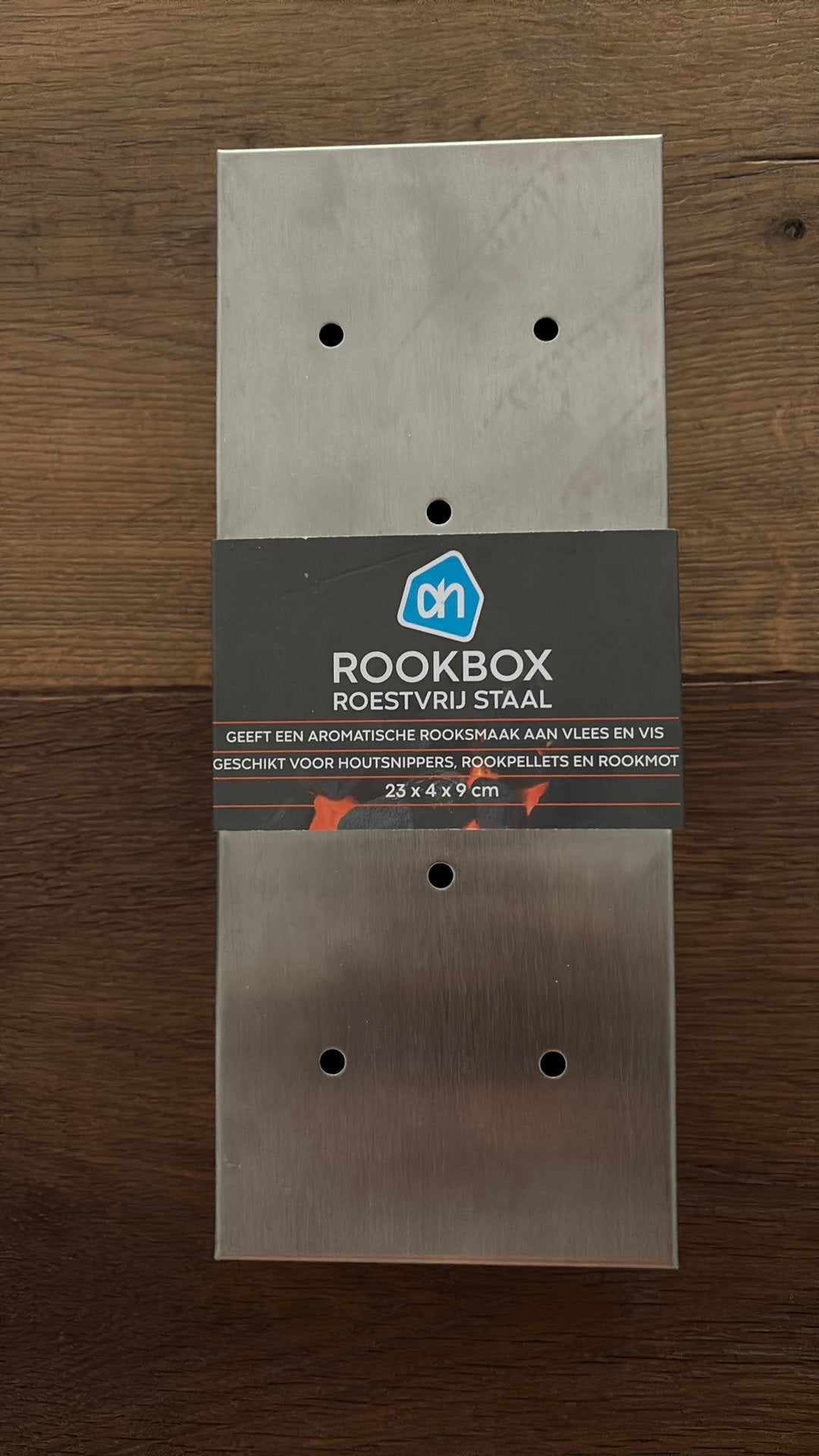 Roestvrijstalen rookbox barbecue nieuw, Ophalen of Verzenden