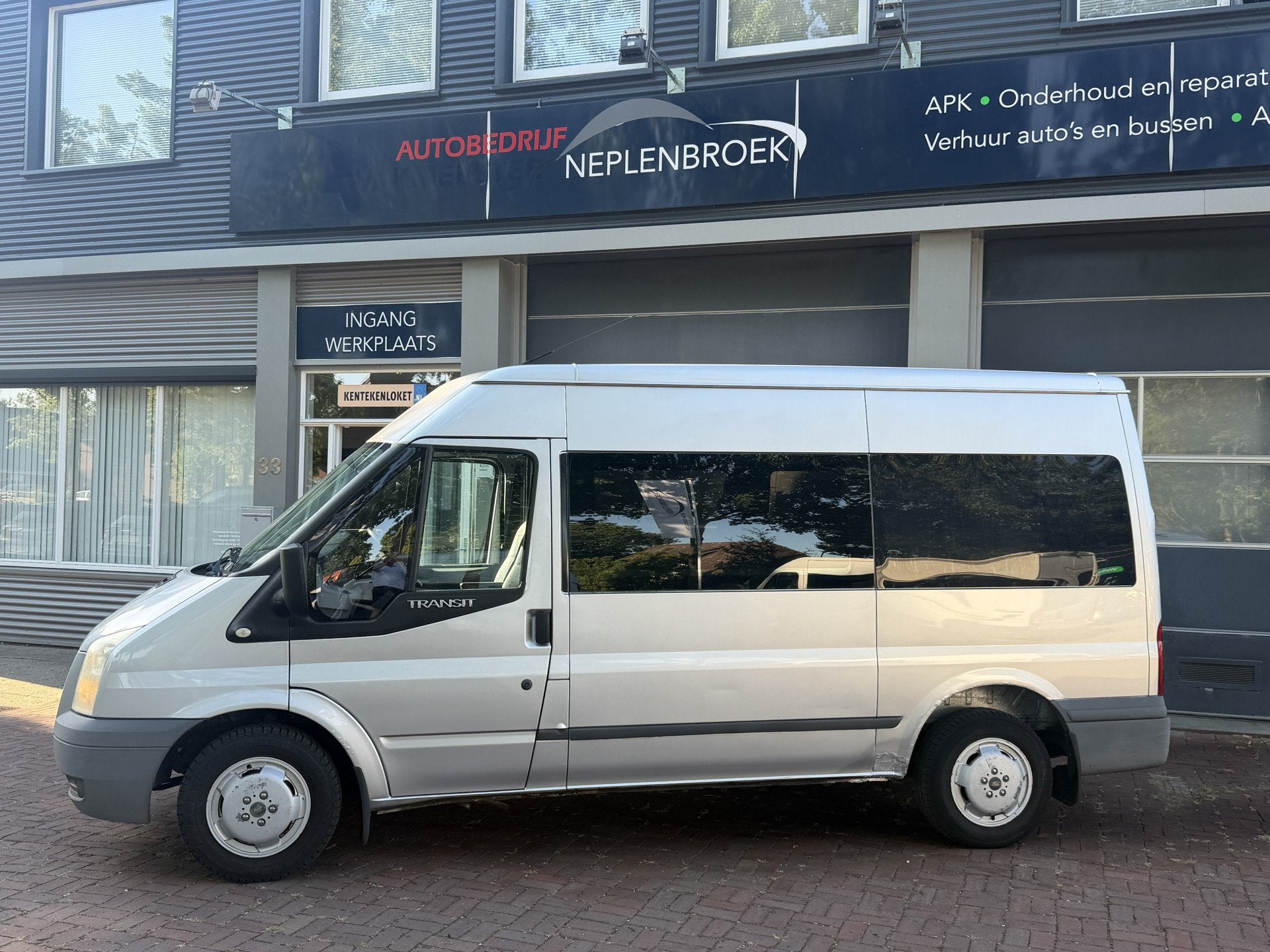 Ford Transit Rolstoelbus 300M 2.2 TDCI SHD DC Camera,Airco,C, Voorwielaandrijving, Stof, Gebruikt, 4 cilinders
