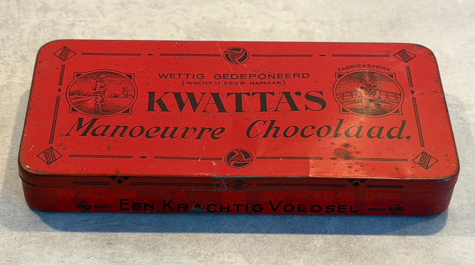 Rantsoenblik Kwatta’s Manoeuvre Chocolaad, Mobilisatie, Ophalen of Verzenden, Landmacht, Nederland, Overige typen