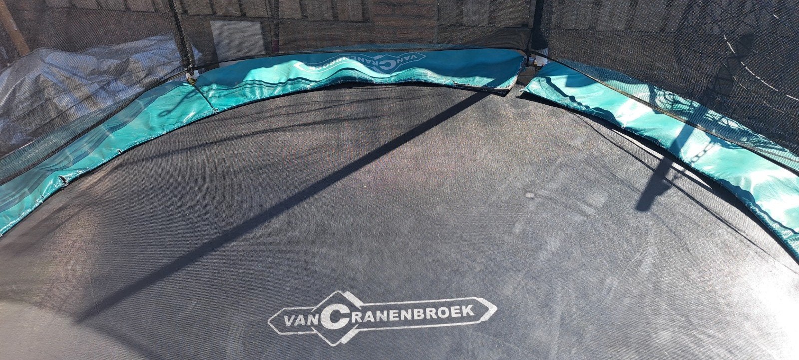 Trampoline Van Cranenbroek met veiligheidsnet 305 cm, Ophalen, Gebruikt