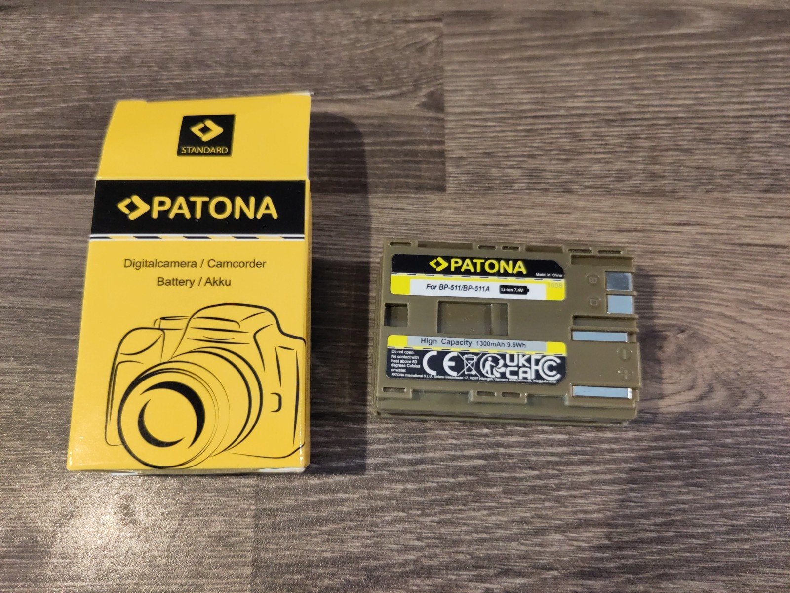 Patona BP-511A camera accu, Canon, Nieuw, Accu, PATONA