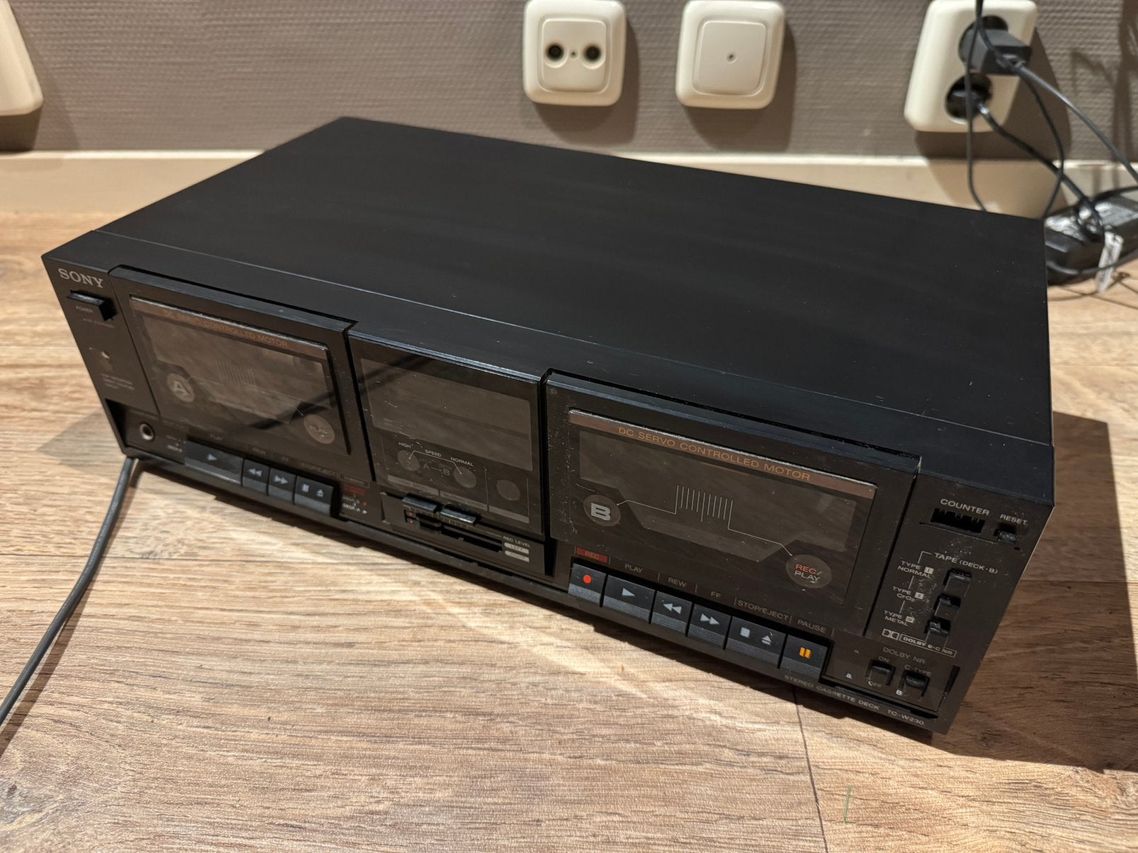 Sony dubbel cassettedeck vintage, Ophalen of Verzenden, Dubbel, Sony