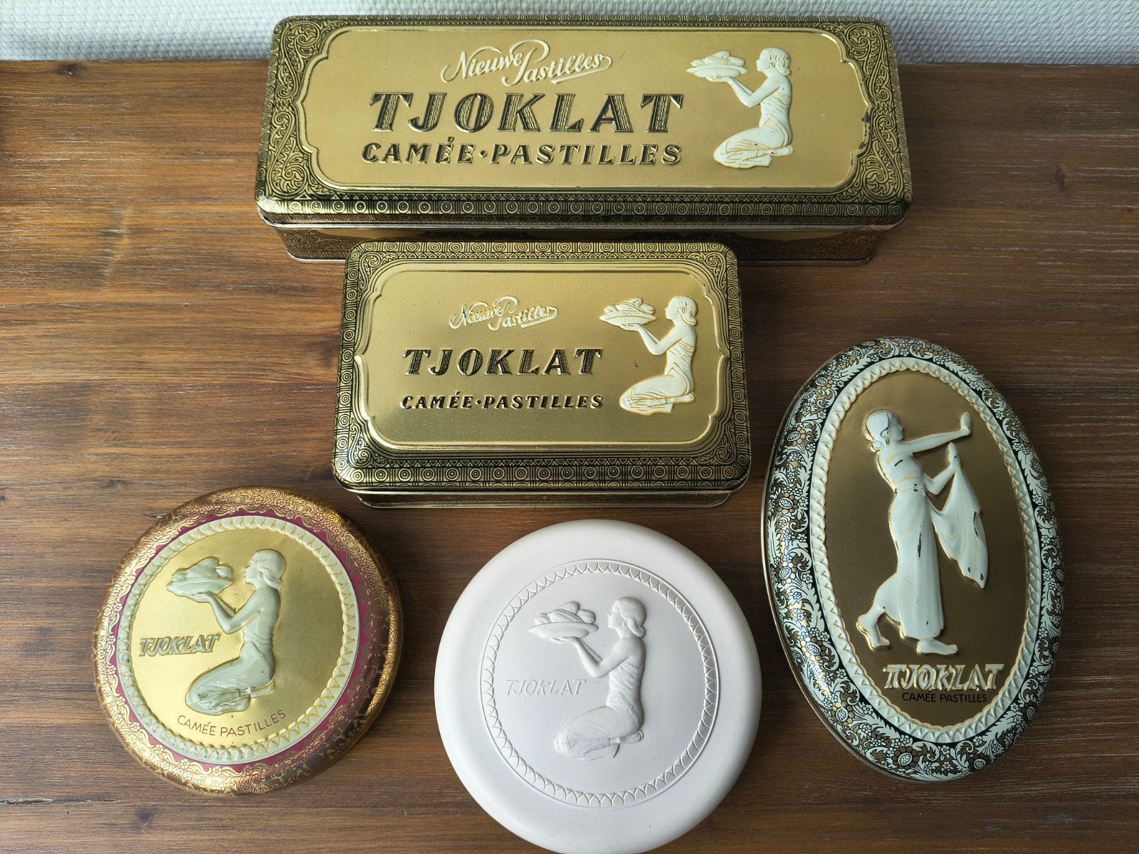 Tjoklat set blikken, Ophalen of Verzenden, Overige