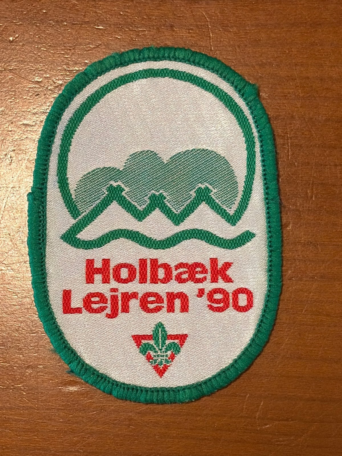 Holbæk Lejren '90 Scouting Patch - Zeldzaam Verzamelobject, Verzenden, Zo goed als nieuw, Overige typen