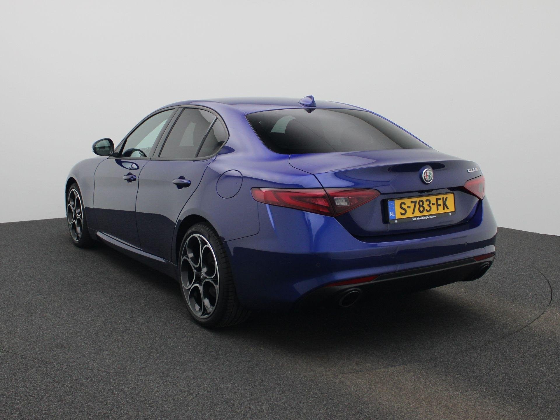 Alfa Romeo Giulia 2.0T Sprint | Automaat | Apple Carplay/And, Auto's, Automaat, Achterwielaandrijving, Blauw, Leder en Stof