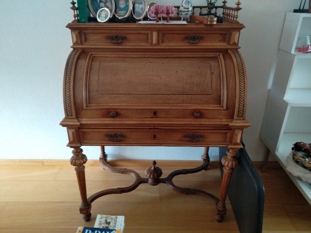 bureau secretaire antiek., Ophalen, Gebruikt, Hout, Antiek