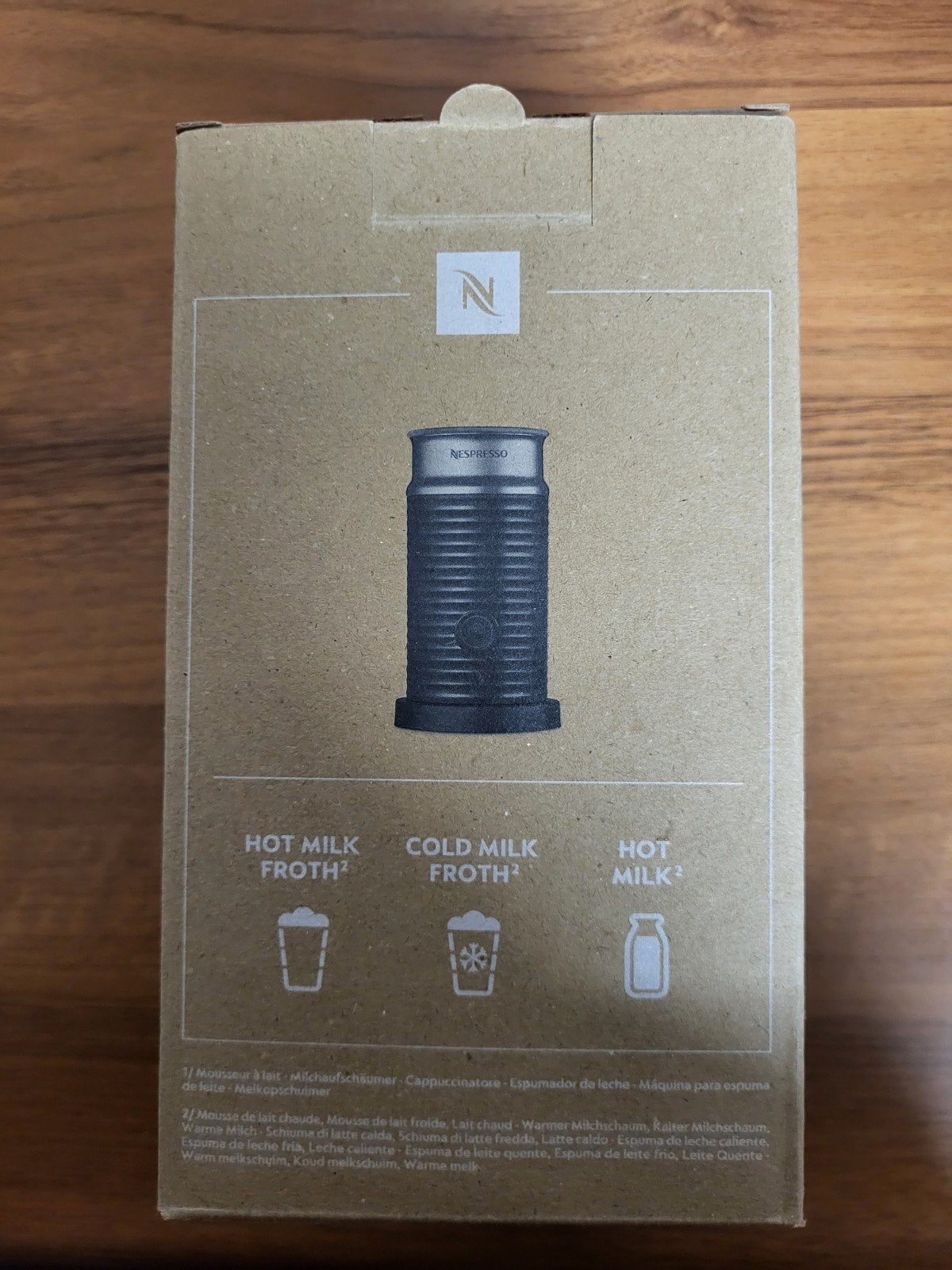 Nespresso aeroccino 3, Ophalen of Verzenden, Nieuw, Elektrische melkopschuimer