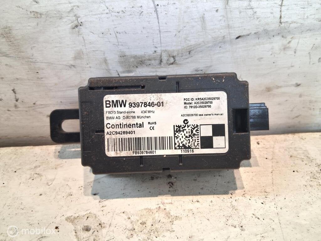 Afstandsbediening navigatie BMW 1-serie F20 ('15->)939784601, Gebruikt, Ophalen of Verzenden, BMW, BMW