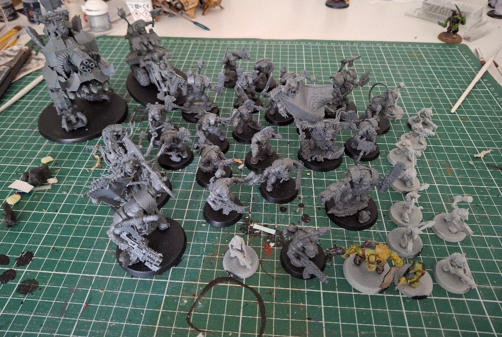 Warhammer 40k Orks, Hobby en Vrije tijd, Wargaming, Figuurtje(s), Warhammer, Ophalen of Verzenden, Zo goed als nieuw