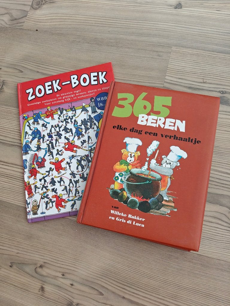 Voorleesboek en zoek-boek, Ophalen, Fictie algemeen