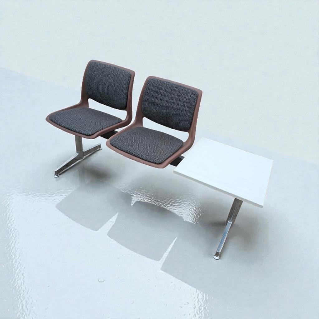 Bengd Winge bench / table / waiting room bench 1970s / Oslo, Ophalen