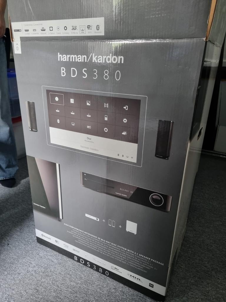 Harman Kardon BDS380, 2.1-systeem, Blu-ray-speler, Zo goed als nieuw, Ophalen