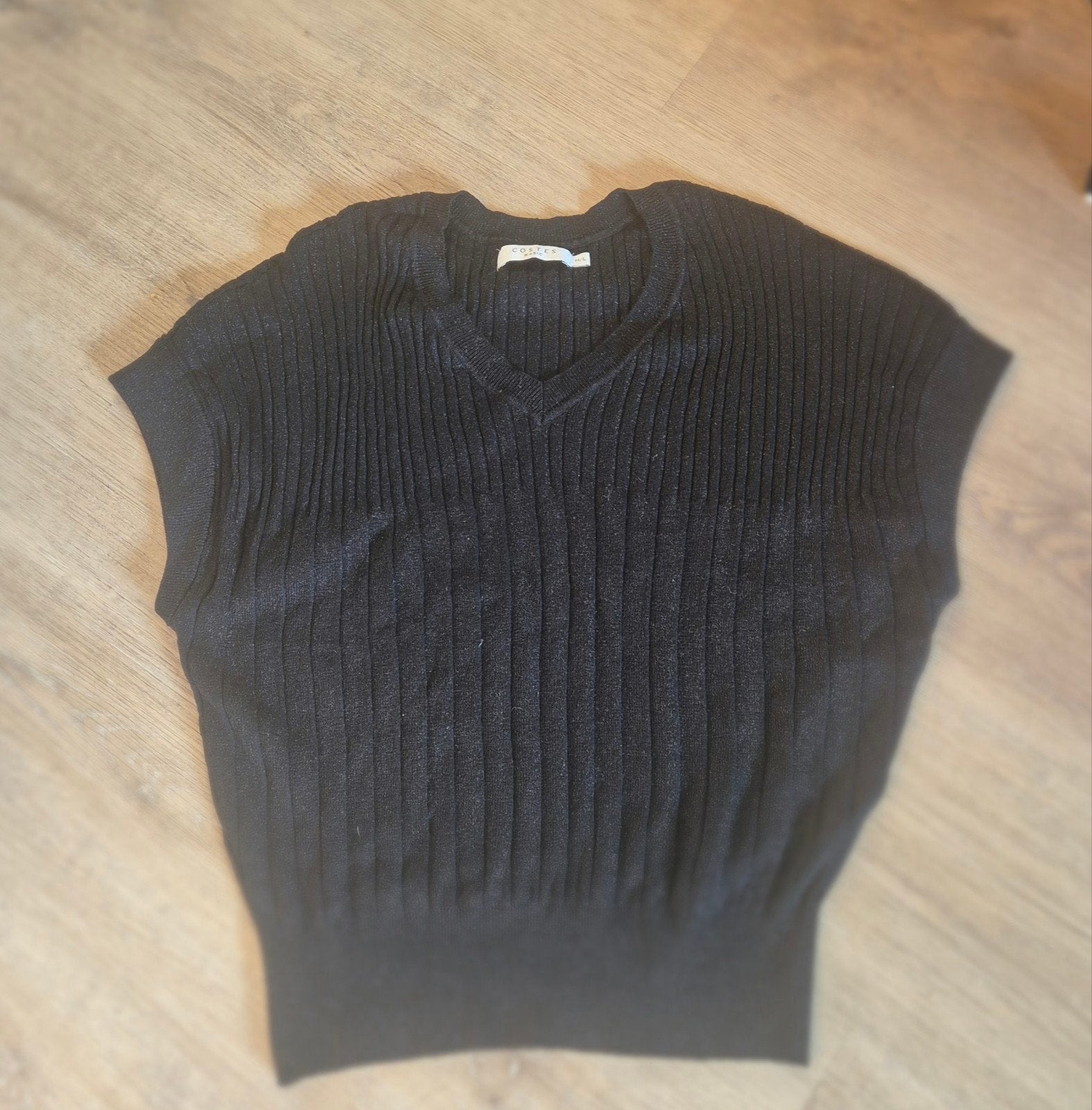 zwarte gebreide top   maat m/l  costes, Kleding | Dames, Maat 38/40 (M), Verzenden, Zwart, Nieuw