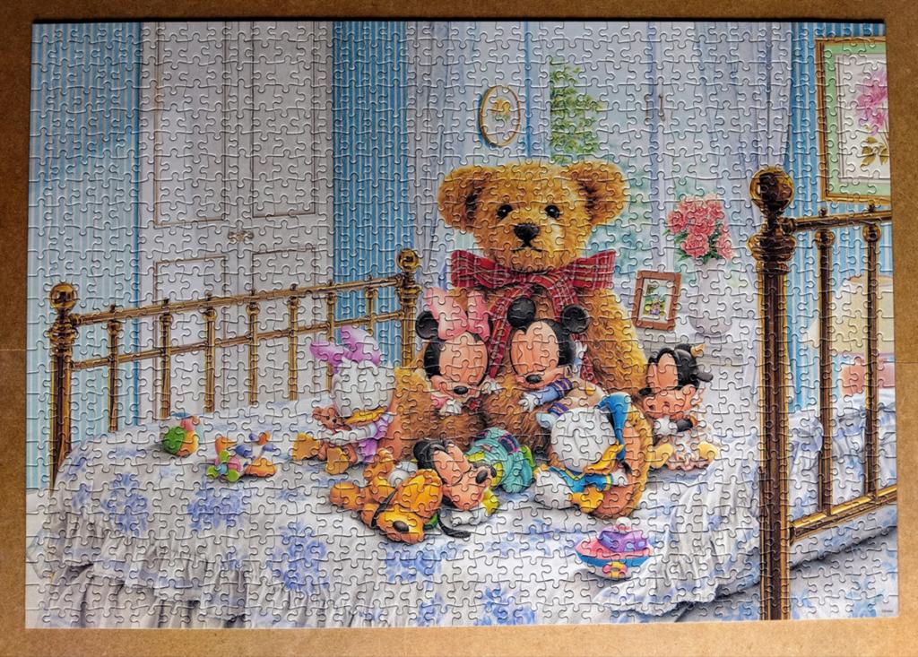 Disney puzzel Tenyo, Ophalen of Verzenden, 500 t/m 1500 stukjes, Zo goed als nieuw, Legpuzzel