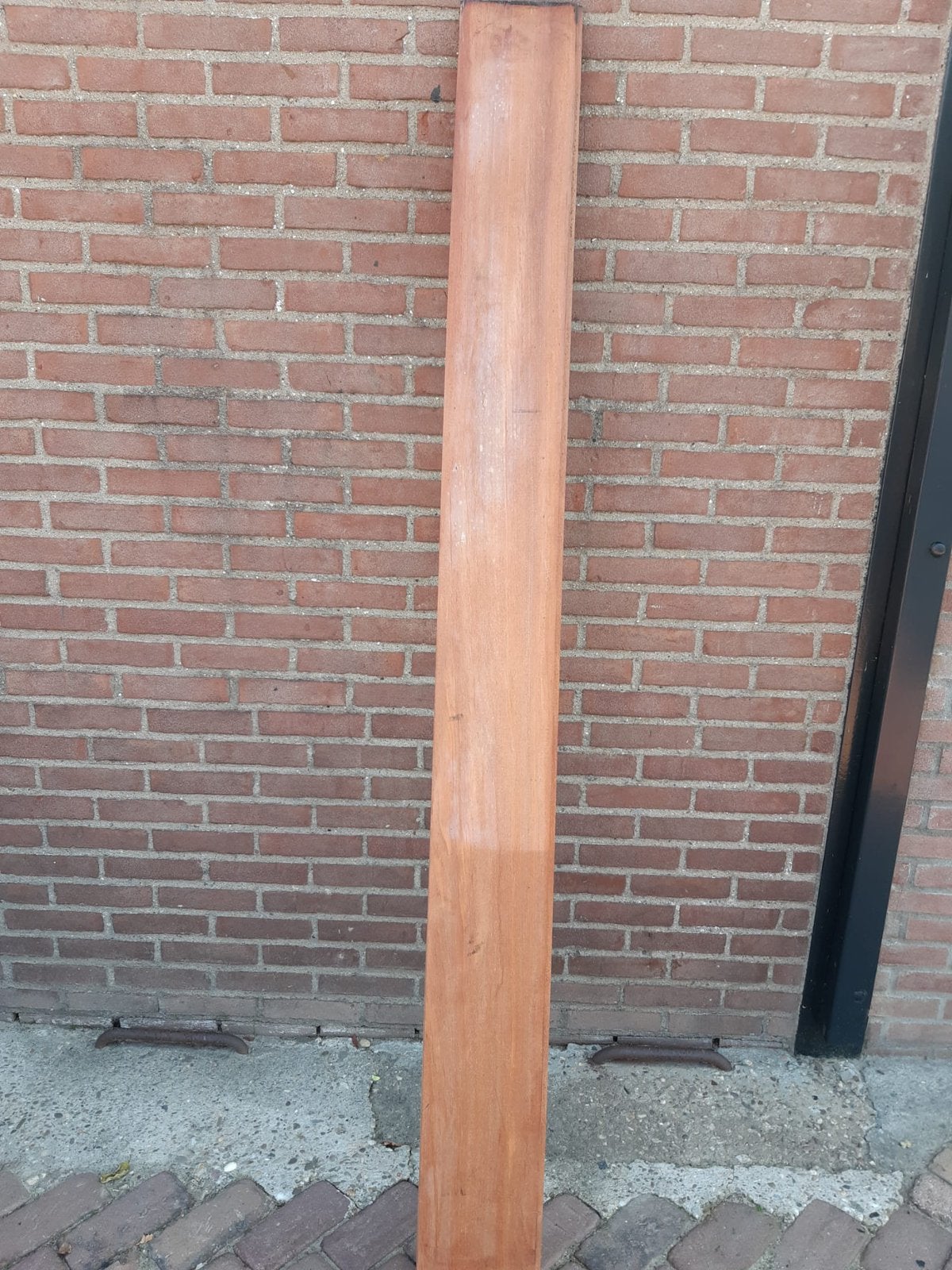 Damwandprofiel hardhout 18 x 200 cm, Ophalen, 25 tot 50 mm, Nieuw, 200 tot 250 cm
