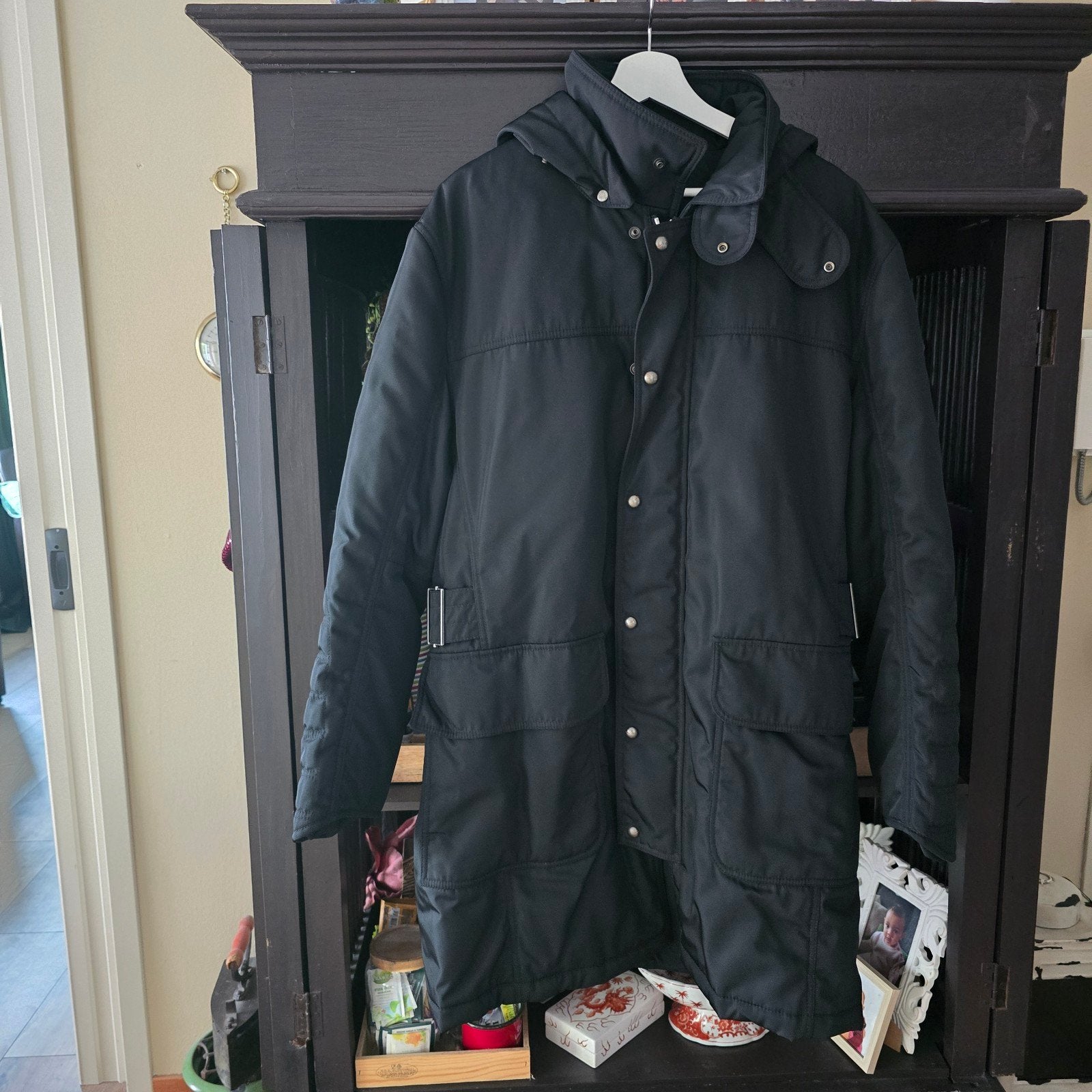 Winterjas, Kleding | Dames, Jassen | Winter, Blauw, Maat 46/48 (XL) of groter, Ophalen of Verzenden, Zo goed als nieuw