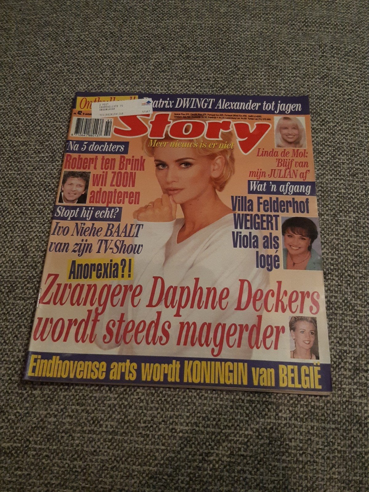 42.Story 1997. Daphne Deckers. Viola Holt. Robert ten Brink., Ophalen of Verzenden, 1980 tot heden, Tijdschrift