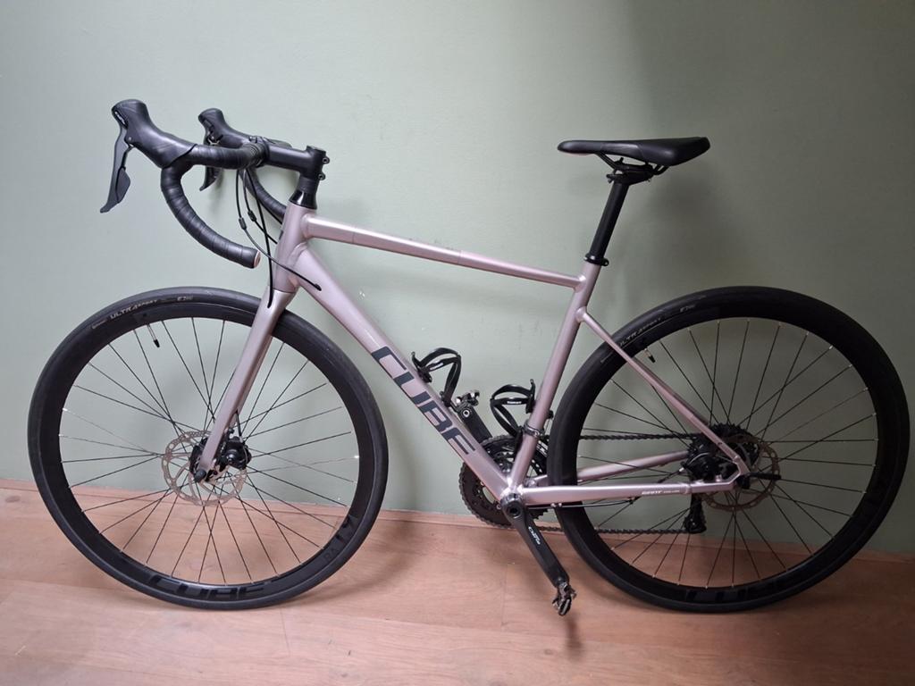 Racefiets CUBE AXIAL WS GREYROSE/BLUSH, Fietsen en Brommers, Fietsen | Racefietsen, Aluminium, Meer dan 20 versnellingen, 53 tot 57 cm