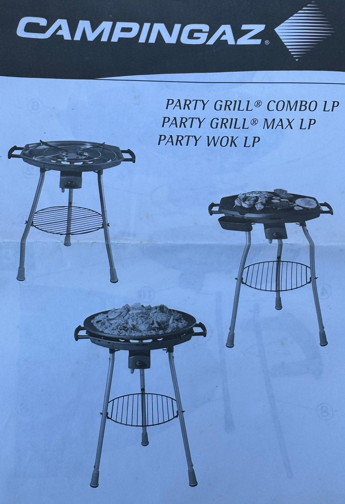 Partygrill/wok Campingaz, Ophalen, Gebruikt