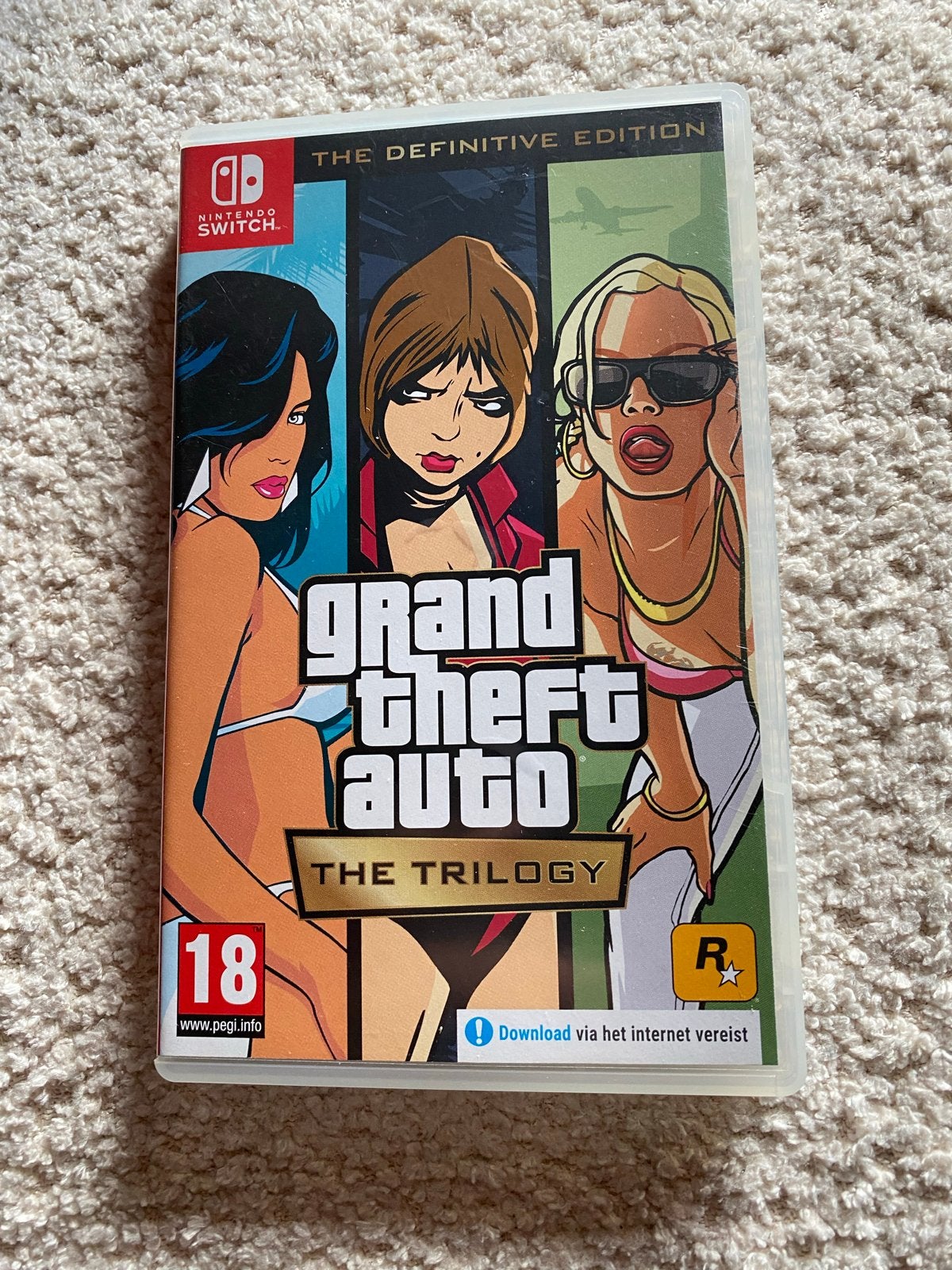 Grand Theft Auto: The Trilogy - Definitive Edition Switch, Spelcomputers en Games, Avontuur en Actie, Online, Vanaf 18 jaar, 1 speler