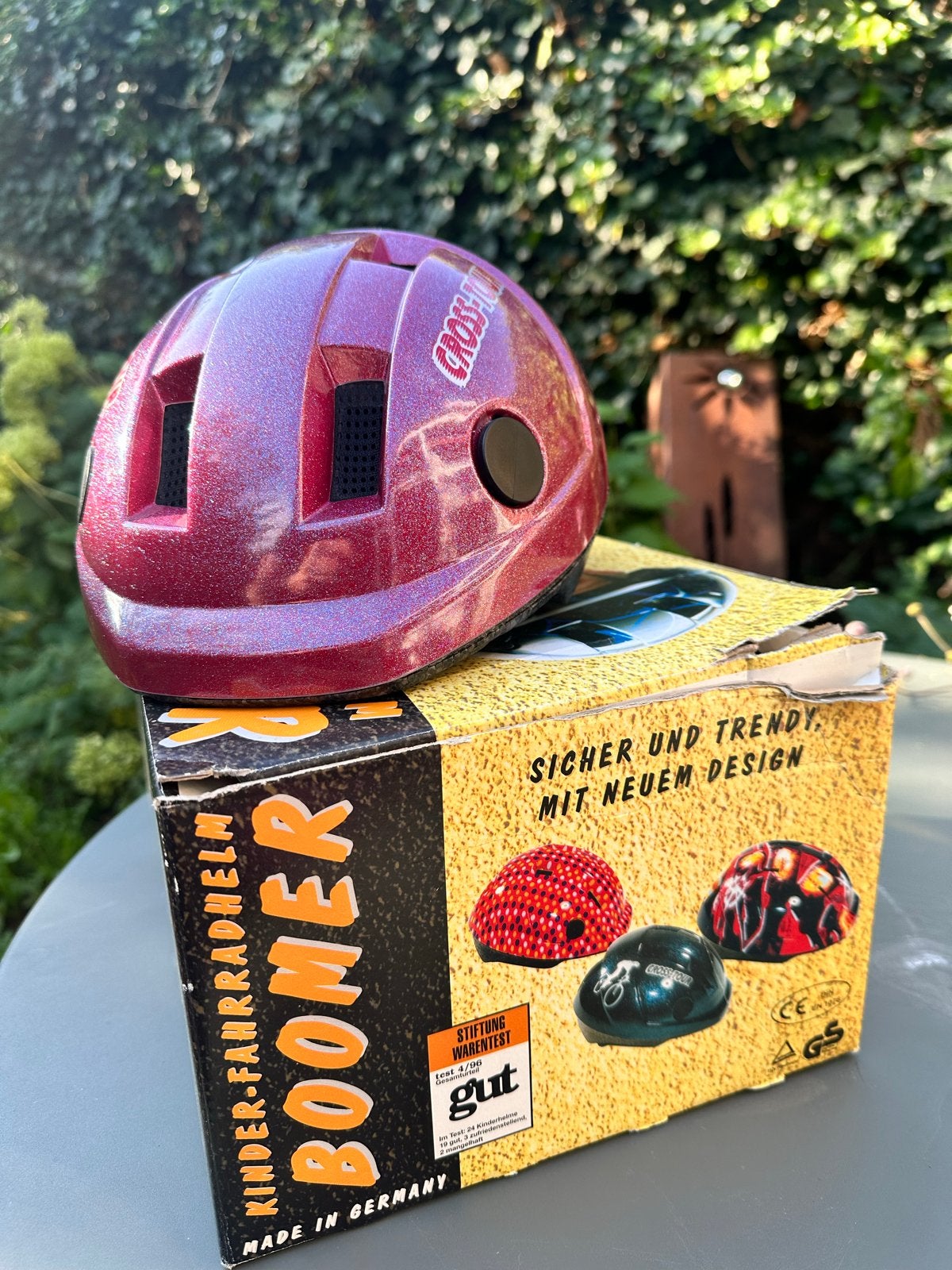 Kinderfietshelm Boomer Cross-Tour - Maat S (48-52), Fietsen en Brommers, Fietsaccessoires | Fietshelmen, Ophalen, Gebruikt, S