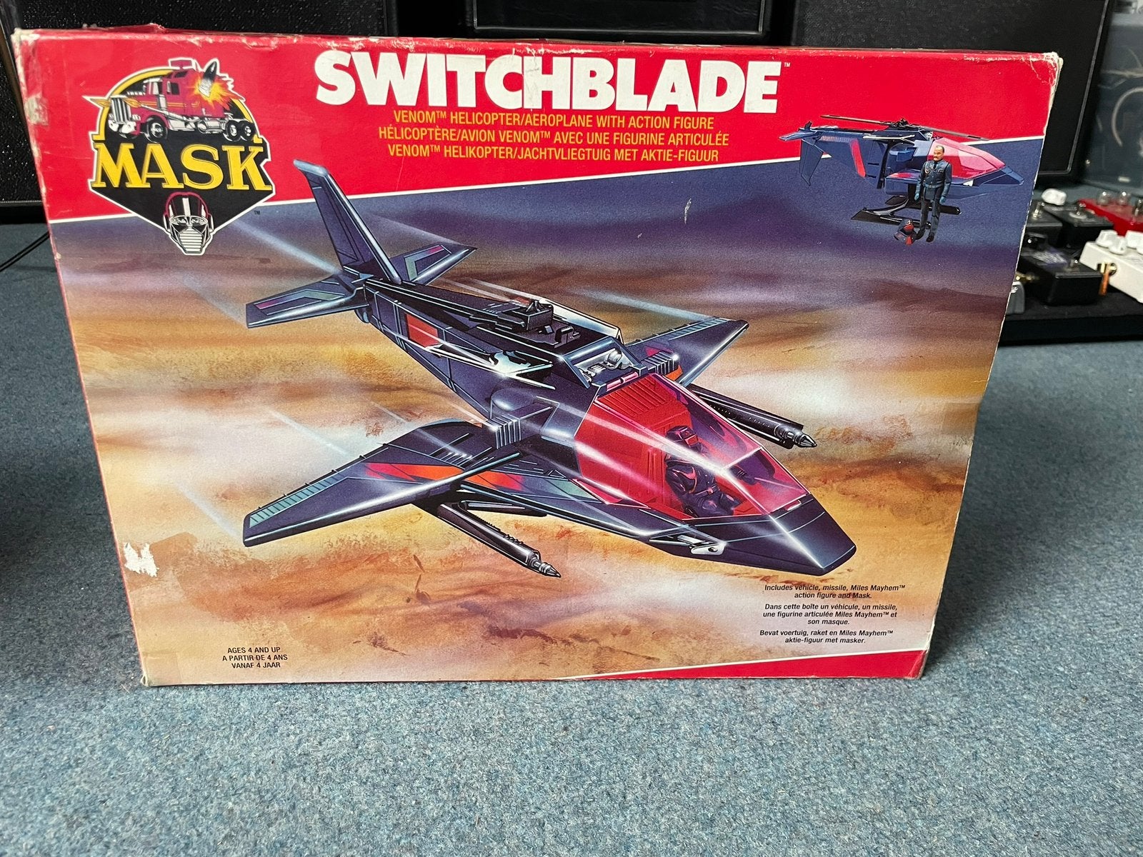 M.A.S.K. Switchblade V.E.N.O.M. Helikopter/Vliegtuig, Ophalen, Gebruikt