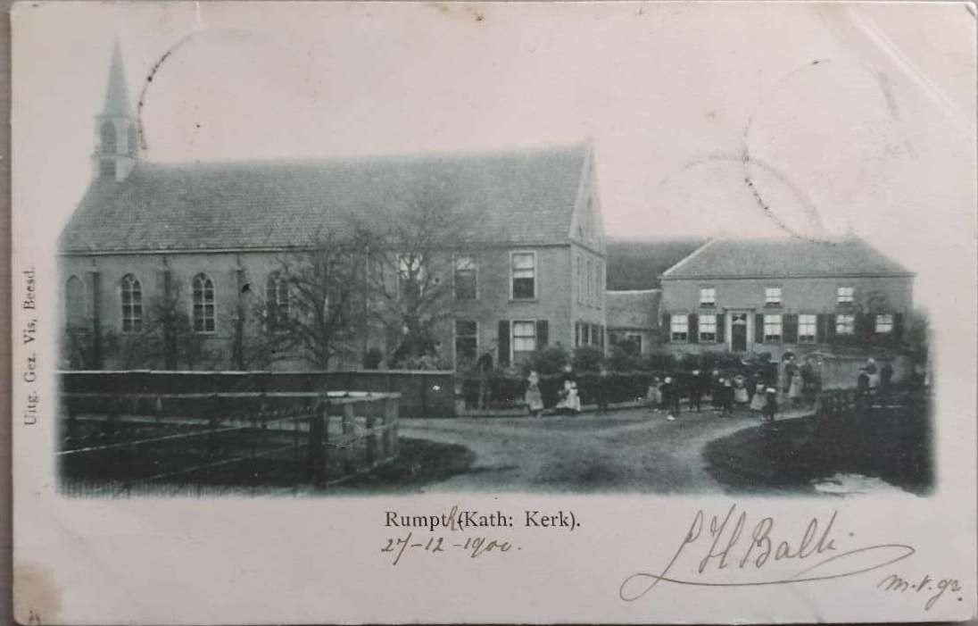 Rumpt (Gelderland) - Katholieke Kerk - Gelopen 1900, Verzenden, Voor 1920, Gelopen, Gelderland