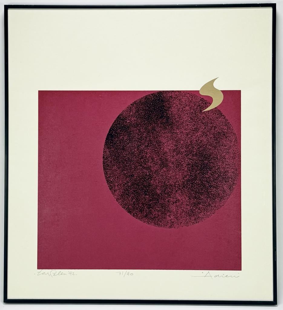 642. Zeefdruk, Ted Felen - "Adieu", 1992